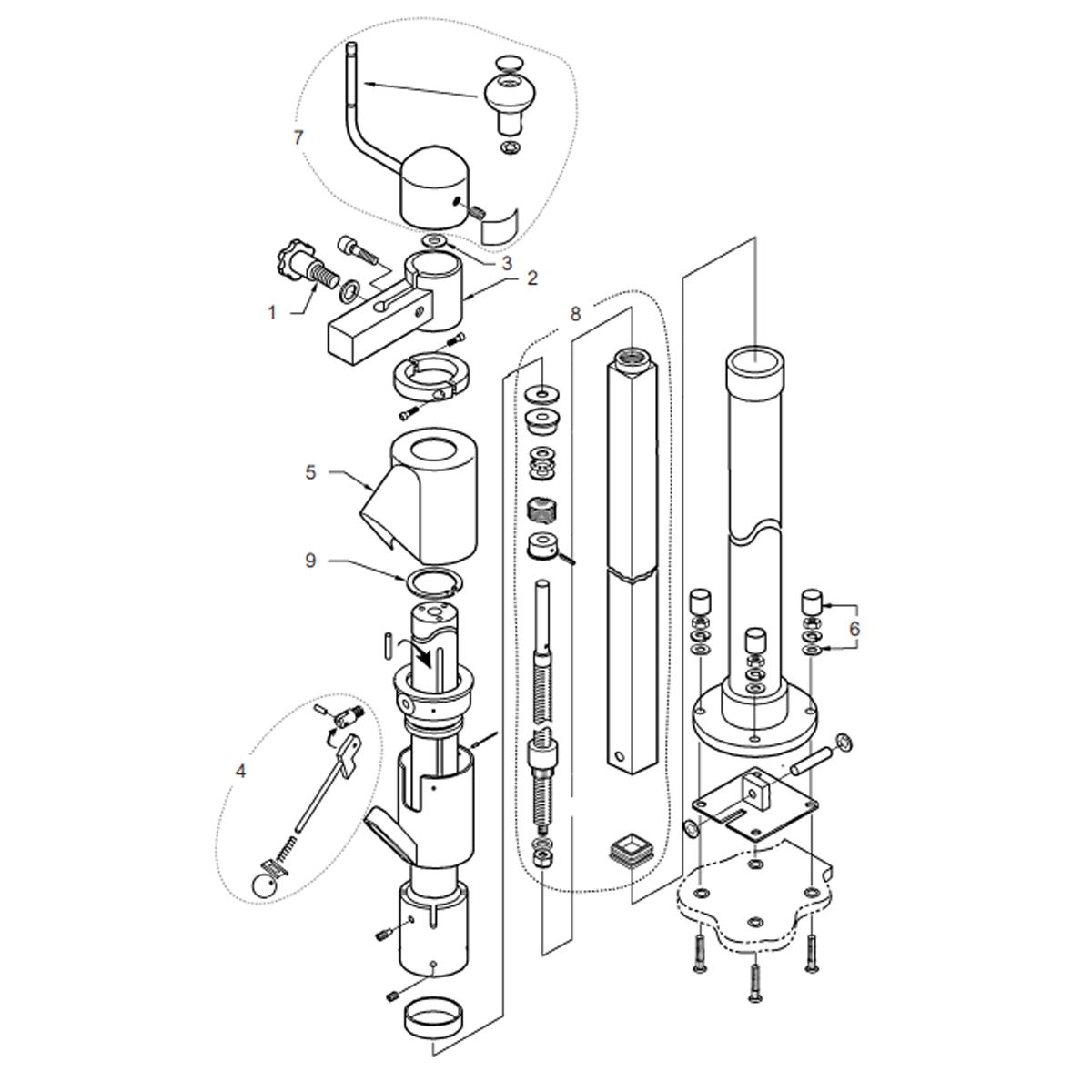 Oxford Mermaid Column